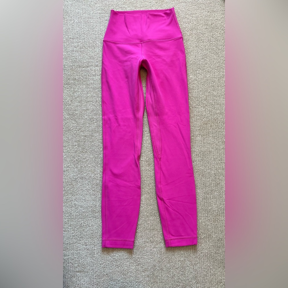 💗 Hot Pink Lululemon Align Leggings – Size 2 – 25” Inseam - Double Lined